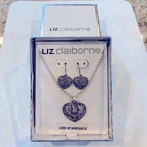 NWOT Liz Claiborne “Look of Marcasite” Set
